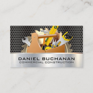 Cartão De Visita Vi  Grill Metálico  Caixa de ferramentas de carpi