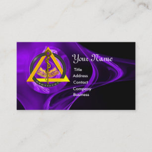 CARTÃO DE VISITA VIA DE DENTISTRAÇÃO DENTISTA DE ASCLEPIUS