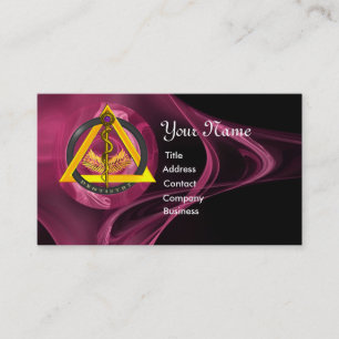 CARTÃO DE VISITA VIA DE DENTISTRAÇÃO DENTISTA DE ASCLEPIUS