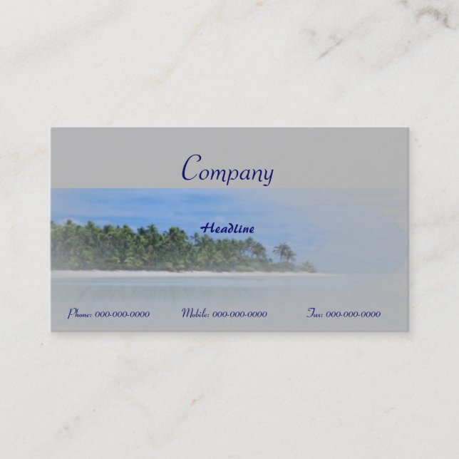 Cartão de visita viagem (Frente)