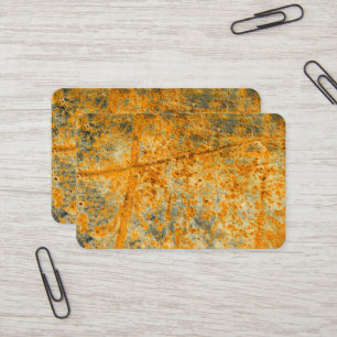 Cartão De Visita vias de ferrugem ácida