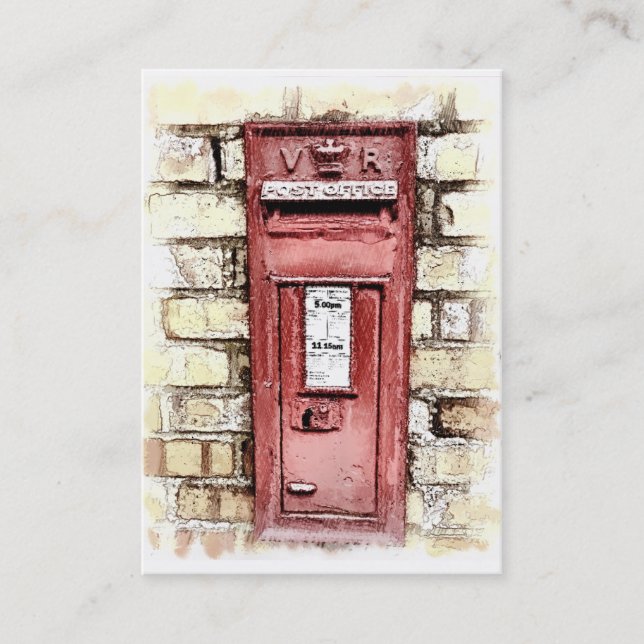 CARTÃO DE VISITA VICTORIAN ENGLAND (Frente)