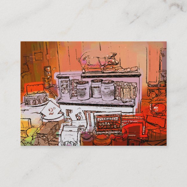 CARTÃO DE VISITA VICTORIAN ENGLAND (Frente)