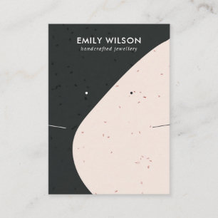 CARTÃO DE VISITA VÍDEO CERAMIC BLACK WAVE NECKLACE EARRING