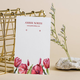 Cartão De Visita Vídeo das Flores de Borboleta