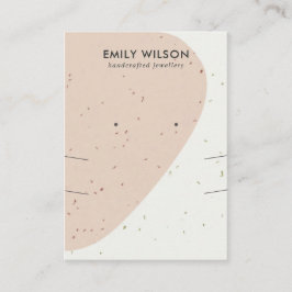 CARTÃO DE VISITA VÍDEO DE CERAMIC PACH LONG NECKLACE EARRPLACE