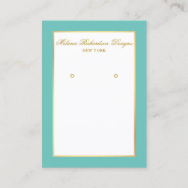 Cartão De Visita Vídeo Dourado e chato