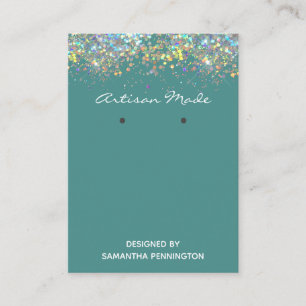 Cartão De Visita Vídeo Vídeo Faux Rainbow - barramento metalític