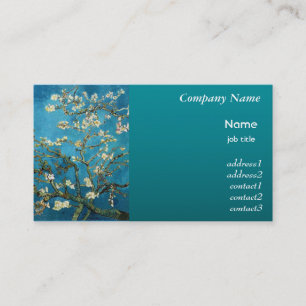 Cartão De Visita Vincent van Gogh, Almond Tree florescente