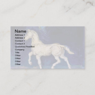 Cartão De Visita Vincent Van Gogh - Estátua de Gesso de um Cavalo