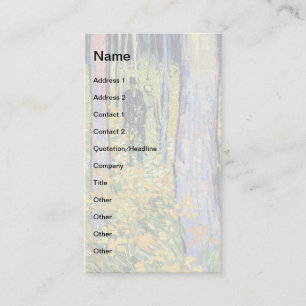 Cartão De Visita Vincent Van Gogh - Sub-Crescimento Com Dois Número