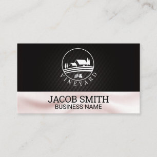 Cartão De Visita Vinho ao ar livre  Antecedentes da pasta da seda