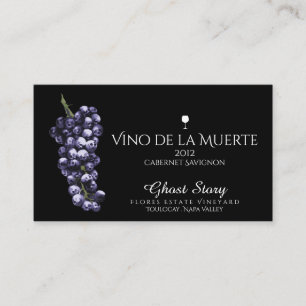 Cartão De Visita vino de la muerte