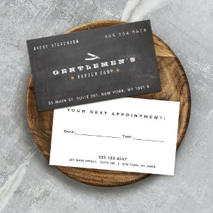 Cartão De Visita Vintage Barber Compra Hetero Razor Compromisso Bu