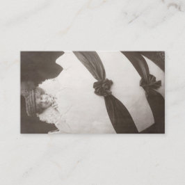 Cartão De Visita Vintage - Dama de Ovos de Páscoa