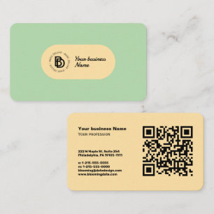 Cartão De Visita Vintage Elegant Retro - Moderno