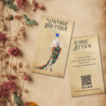 Vintage Fashion Boutique Seamstress Retro Elegante