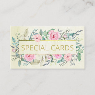 Cartão De Visita Vintage Floral Frame Handmade Cards Scrapbooking