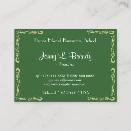 Cartão De Visita Vintage floral Iris por Vincent van Gogh