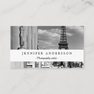 Cartão De Visita Vintage França Paris torre Eiffel Chaillot Palace