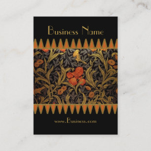 Cartão de visita Vintage Impressão William Morris