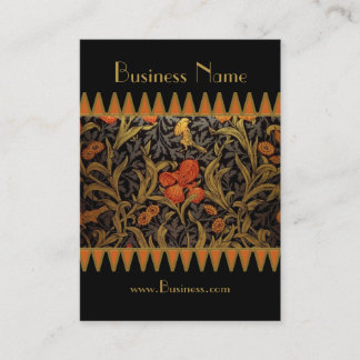 Cartão de visita Vintage Impressão William Morris 