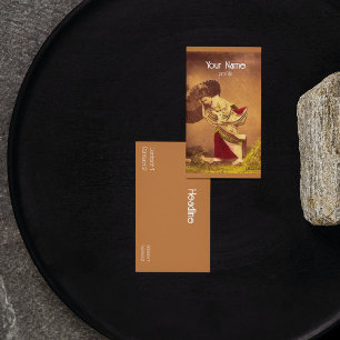 Cartão De Visita Vintage japonesa no vento