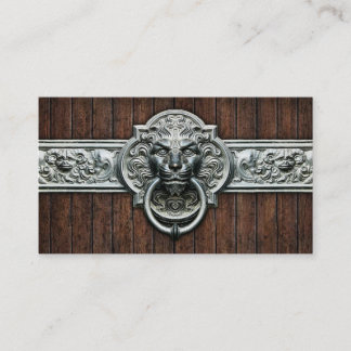 Cartão De Visita Vintage legal Doorknocker #1A Personalizable