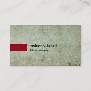 Cartão De Visita Vintage Minimalist Professional Plain Grayish