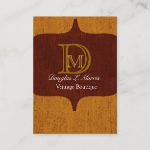 Cartão De Visita Vintage Moderno Elegante