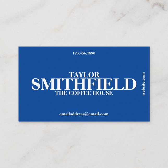 Cartão De Visita Vintage Movie Poster inspirado (Frente)