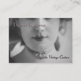 Cartão De Visita Vintage requintado