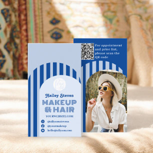 Cartão De Visita Vintage retro 70s (versão original do retrato)