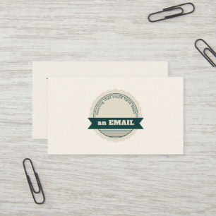 Cartão de Visita Vintage reunião