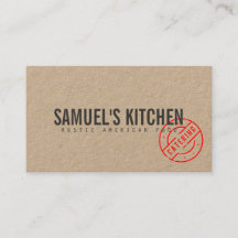 Vintage Rustic Bold Logotipo Escrito Kraft