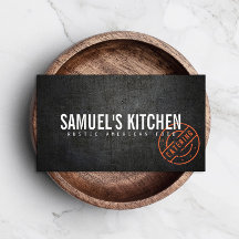Vintage Rustic Bold Stamped Logo Catering