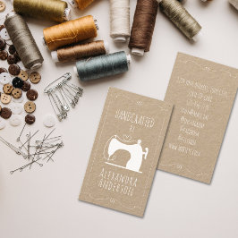 Cartão De Visita Vintage Sewing Machines Por