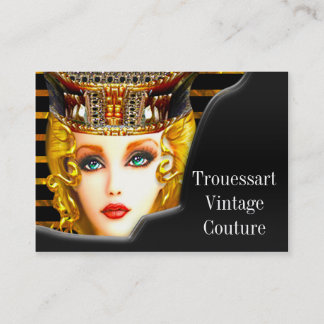 Cartão De Visita Vintage Trouessart 3,5" x 2,5"