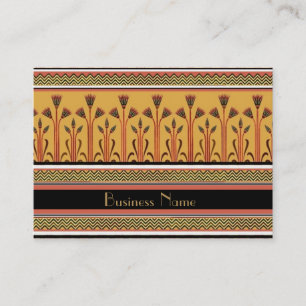 Cartão de visita Vintage Victorian Dourado Beige B