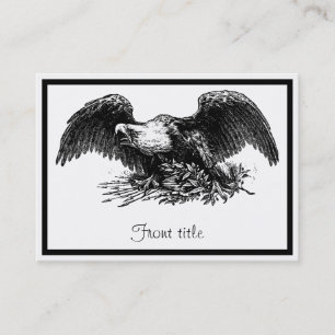 Cartão De Visita Vintage War Eagle