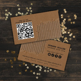 Cartão De Visita Vintagem de papel estampado na placa de artesanato