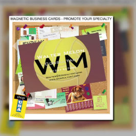 Cartão De Visita Vinyl registra novo e usado colorido novo cubo