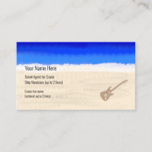 Violão de Bass Musical de Cruise Ship em Beach