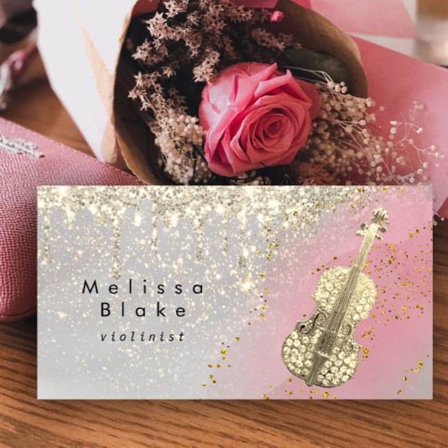 cartão de visita violinista (Criador carregado)