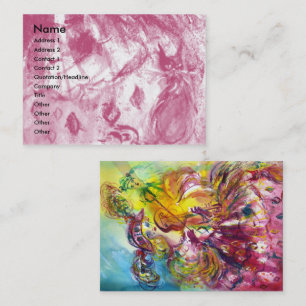 Cartão De Visita VIOLINISTA ARLECCHINA, Violino, Música, Artista de