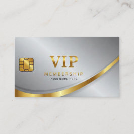 Cartão de visita VIP Dourado