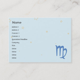 Cartão De Visita Virgo - carnudo