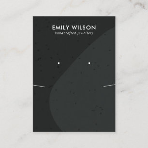 CARTÃO DE VISITA VÍRUS DE CINZA NEGRA CERAMIC NECKLACE OUVINDO EXI