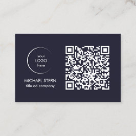 Cartão De Visita Visitenkarte mit QR-Code & Logo