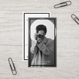 Cartão De Visita Visor de Lente da Câmara Profissional Fotografia